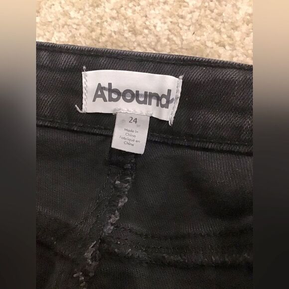 Abound Women Jeans Black Size 24 - Picture 4 of 7